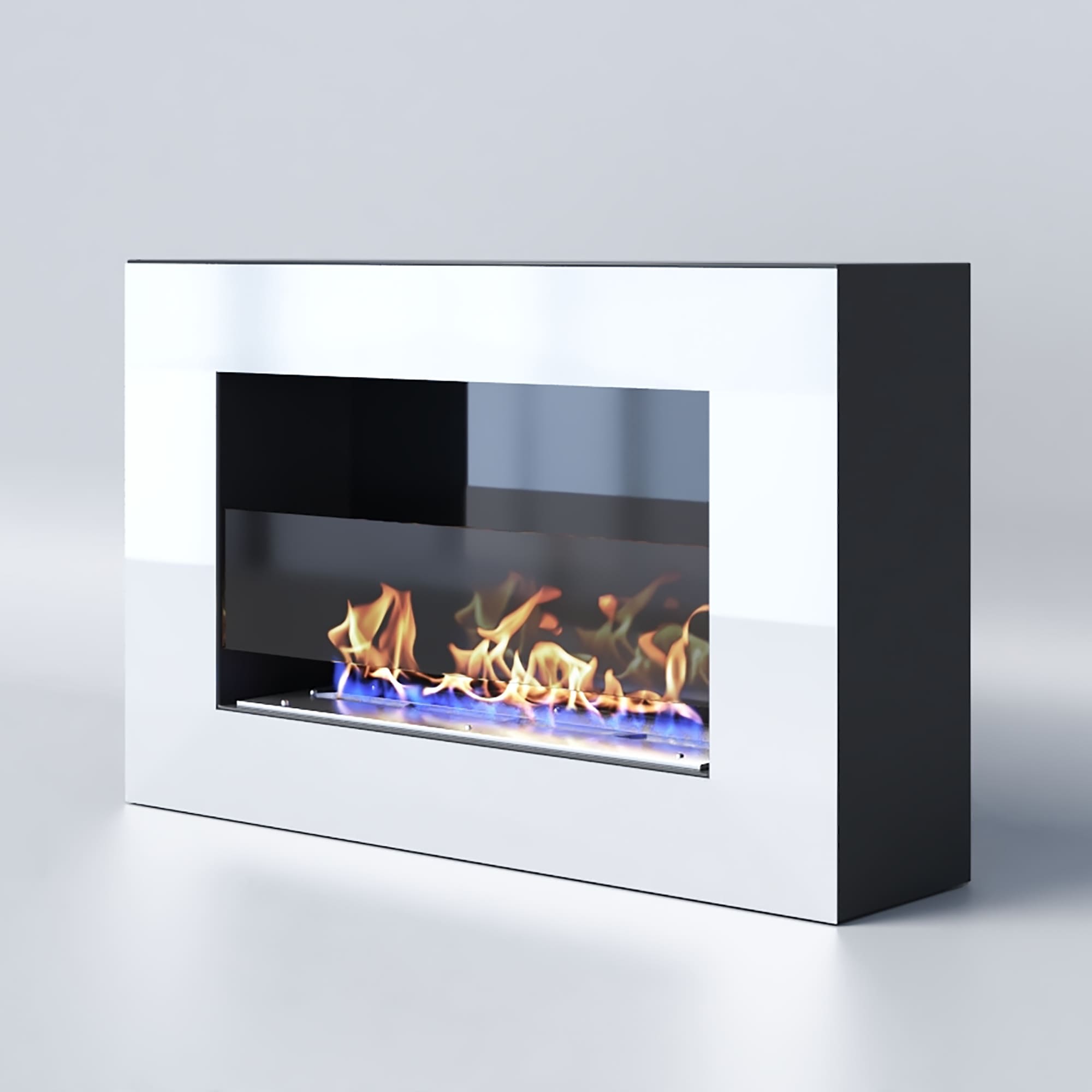 Биокамин "Русский огонь" Хай-тек 650N настенный с декоративным стеклом (стемалитом) по цене 28 350 руб.