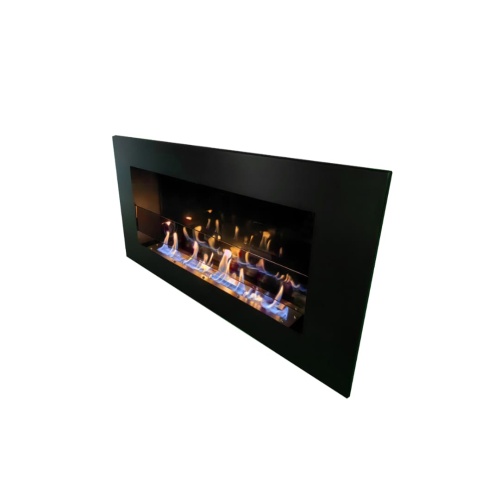 Биокамин "Русский огонь" Лофт 800V встраиваемый (высота 500мм.) с защитным стеклом