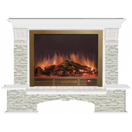 Бостон Грот однотонный Ш-33 (белый)+Sharm 33 BR