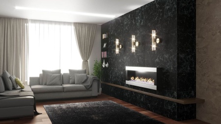 Биокамин "Русский огонь" Модерн 1500N настенный по цене 51 800 руб.