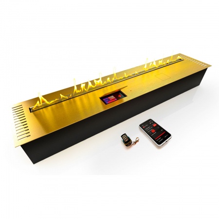 Автоматический биокамин ZeFire M 1400 латунный с ДУ по цене 525 000 руб.